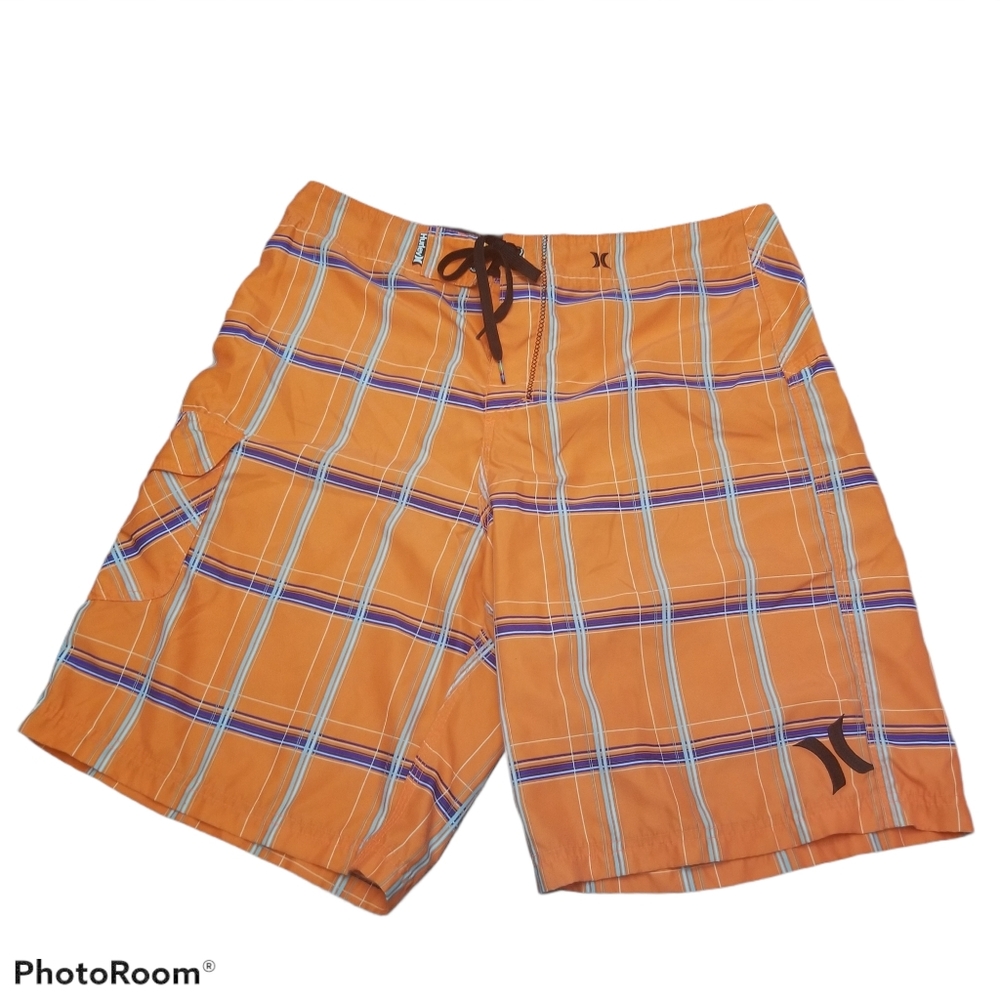 Hurley Plaid Board Shorts